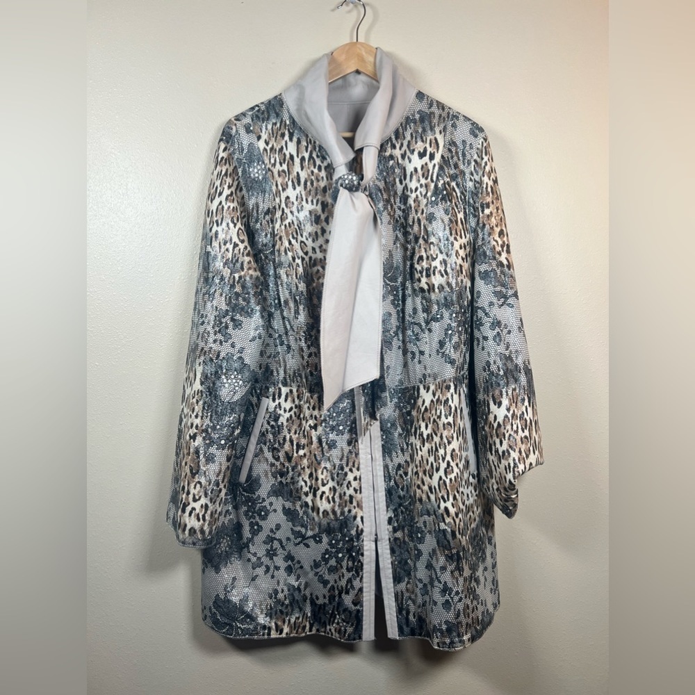 Baggio Rossini Authentic Reversible Leather Jacket Size 3XL